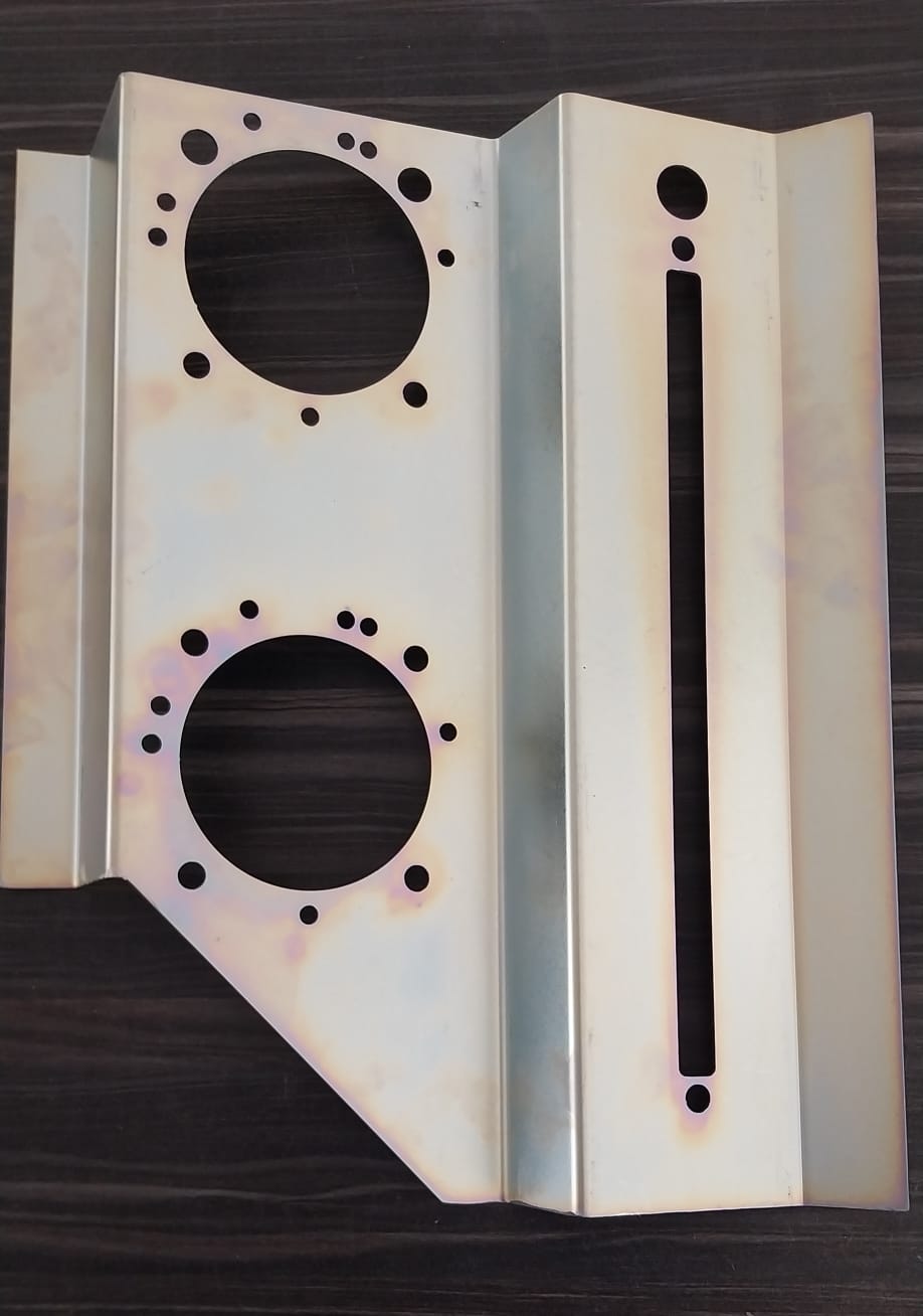 Industrial fabricated metal assembly